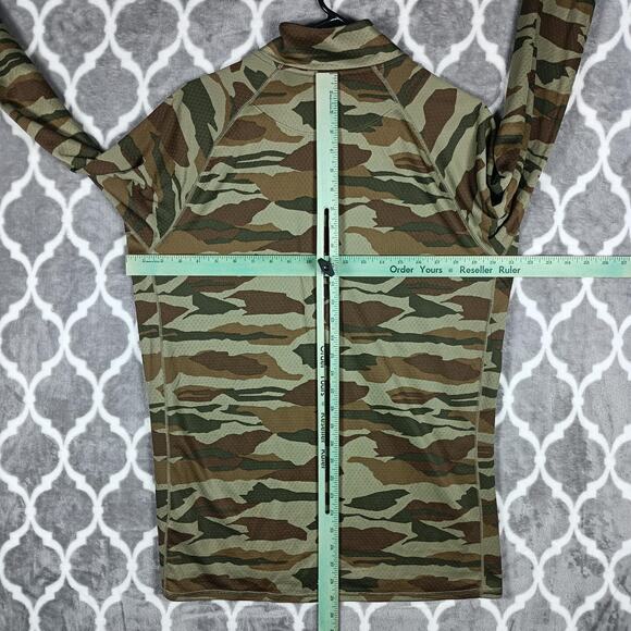 Patagonia Capilene Midweight Pullover Mens Medium Camo Quarter Zip Base Layer - Picture 4 of 11